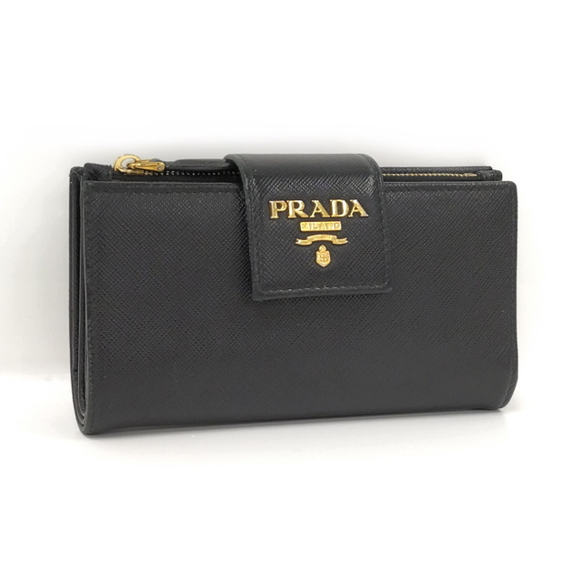 新品未使用・付属品完備】PRADA 長財布 サフィアーノ レザー ブラック