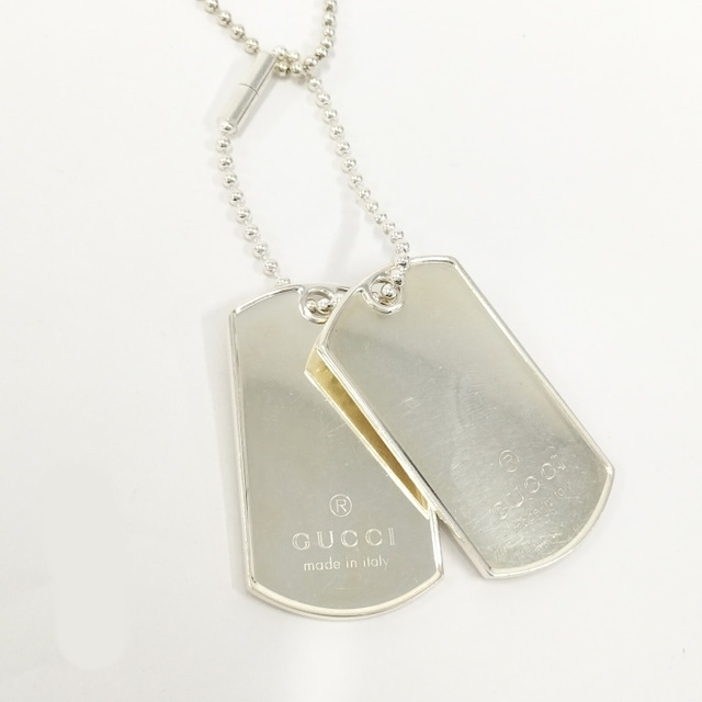 GUCCI ドッグタグ ネックレス キーホルダー SV925 シルバー | フリマアプリ ラクマ