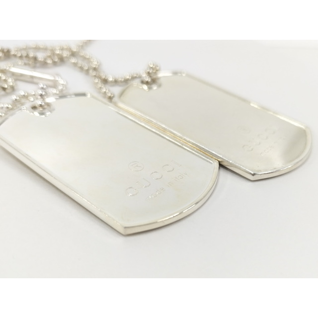 GUCCI ドッグタグ ネックレス キーホルダー SV925 シルバー