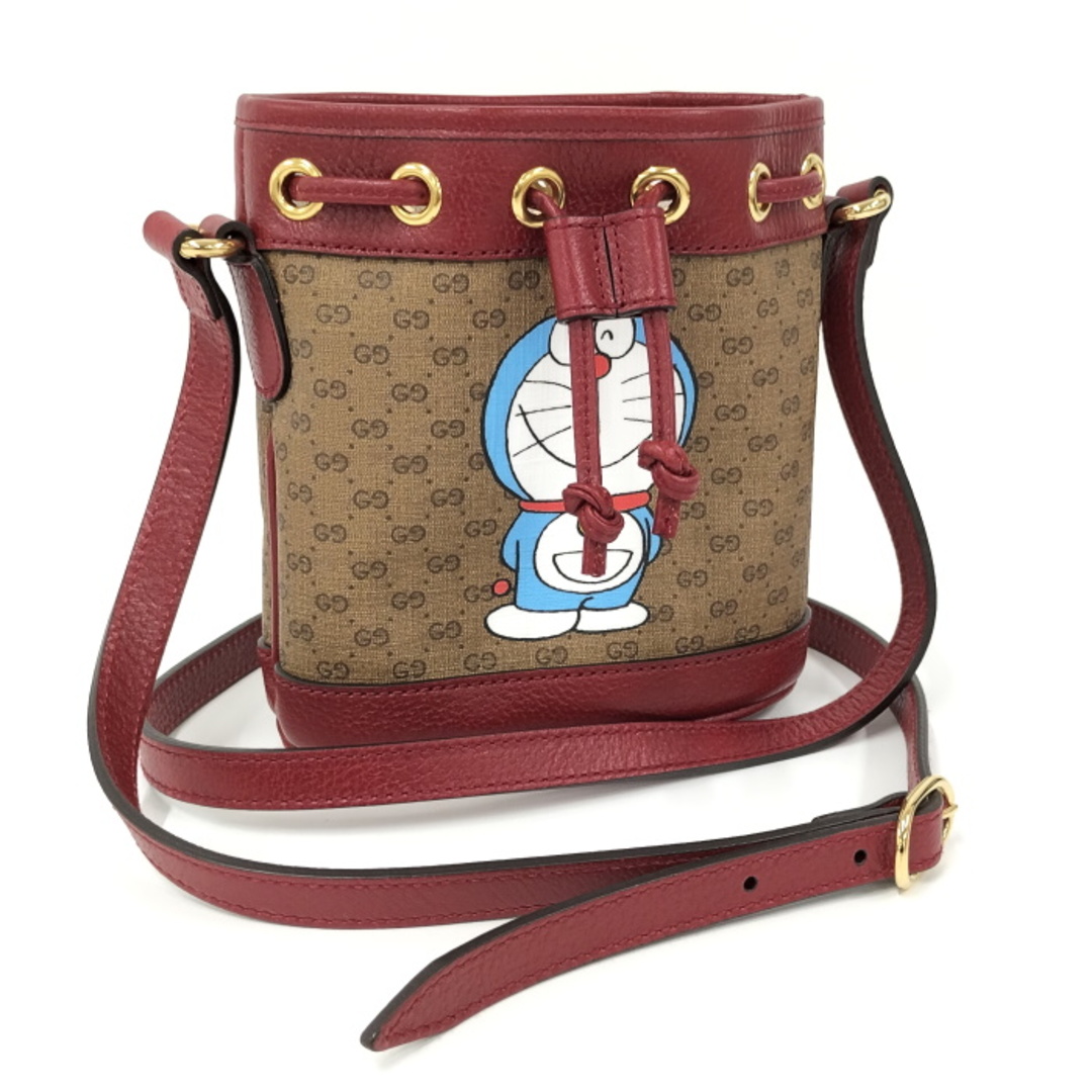 Gucci(グッチ)のGUCCI ショルダーバッグ ドラえもん GGスプリーム レザー レディースのバッグ(ショルダーバッグ)の商品写真