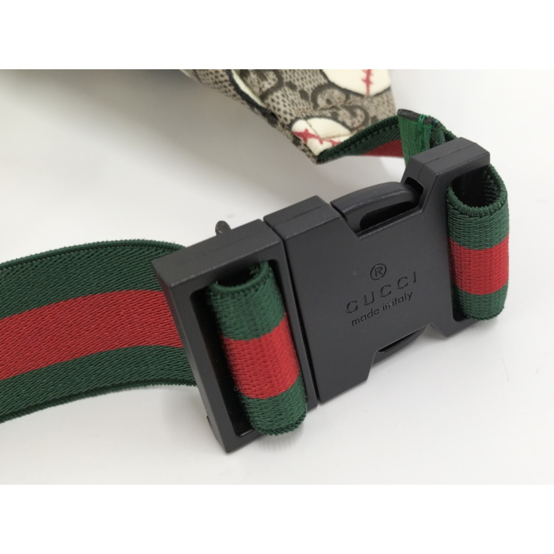 GUCCI チルドレンズ ベルトバッグ ベースボール プリント GGスプリーム