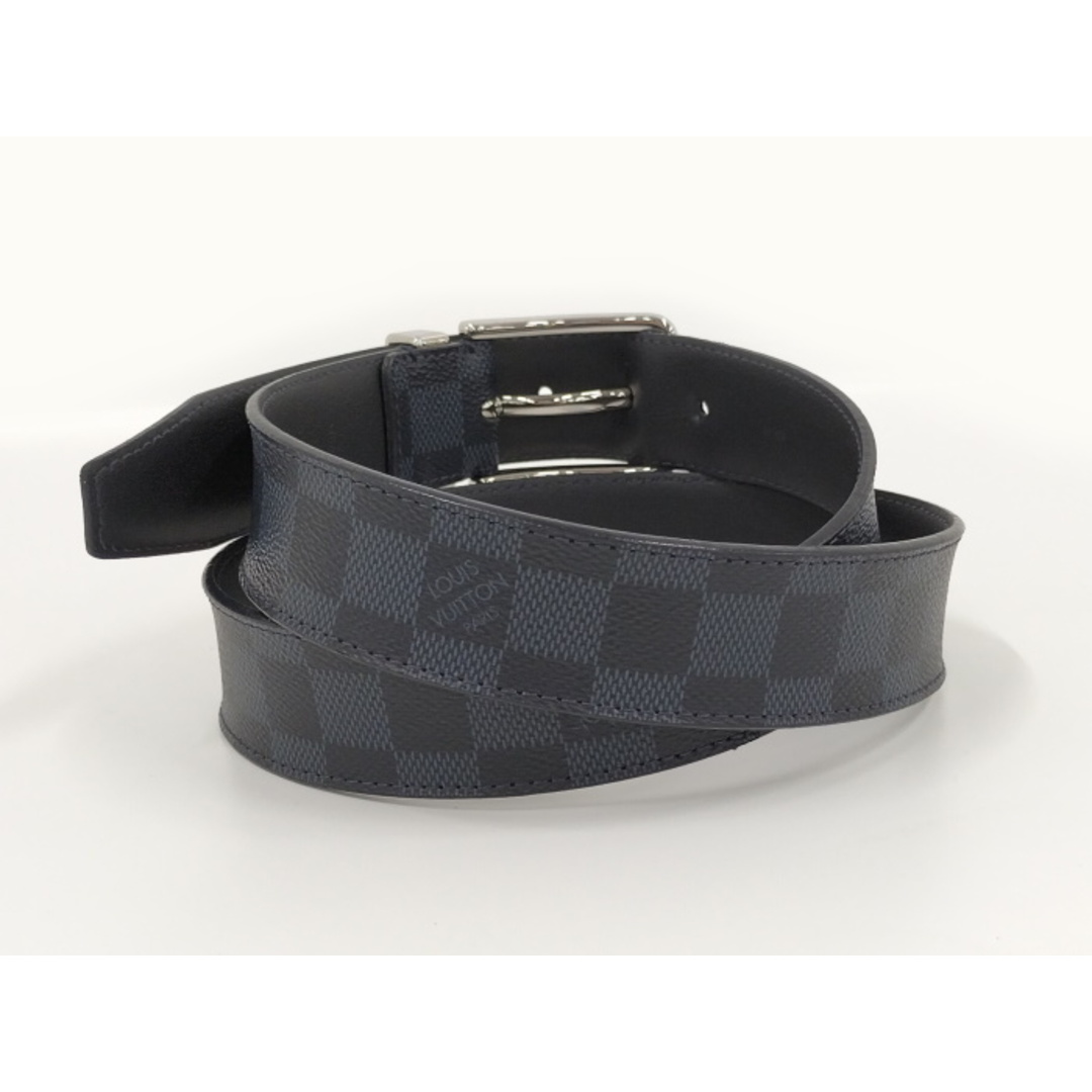 LOUIS VUITTON サンチュールポンヌフ ベルト ダミエ レザー - ベルト