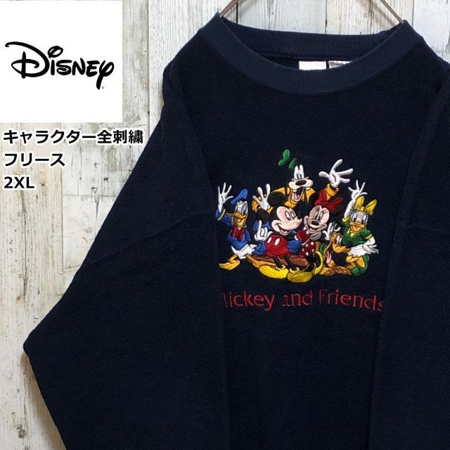 90s Disney スウェット ミニー 刺繍 レア 人気カラー 太アーム-