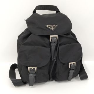 プラダ(PRADA)のPRADA リュック バックパック ナイロン ブラック B6677F(リュック/バックパック)