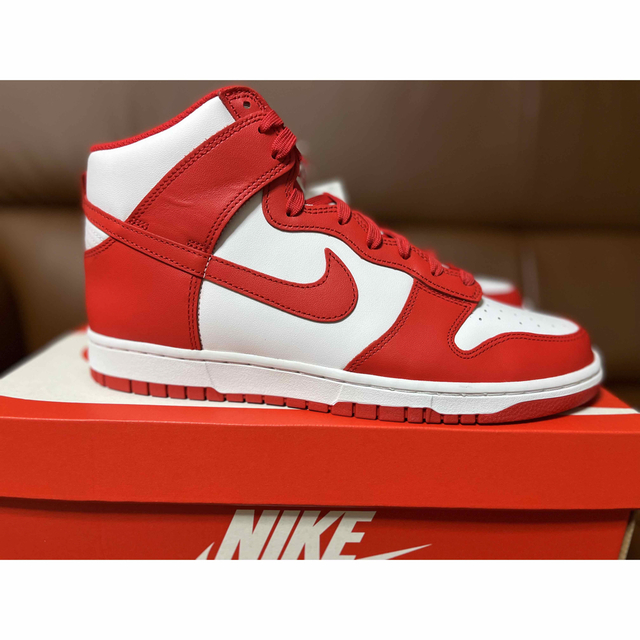 Nike Dunk HighChampionship White and Red 1