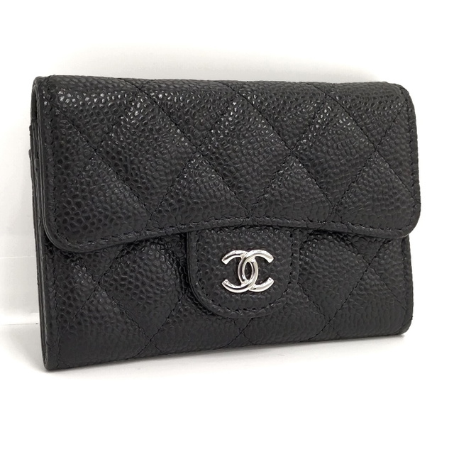 CHANEL(シャネル)のCHANEL カードケース マトラッセ ココマーク レザーブラック AP0214 レディースのファッション小物(財布)の商品写真