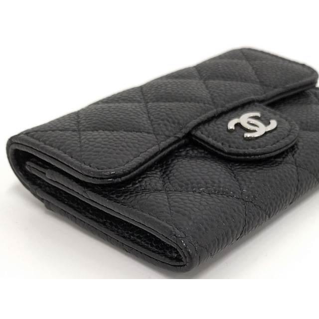 CHANEL(シャネル)のCHANEL カードケース マトラッセ ココマーク レザーブラック AP0214 レディースのファッション小物(財布)の商品写真