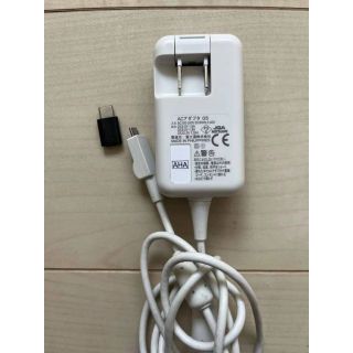 ドコモ ACアダプタ 05 USB 変換用Type-C付き 07(バッテリー/充電器)