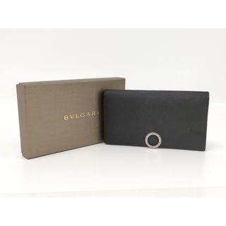 BVLGARI - BVLGARI 二つ折り長財布 ブルガリブルガリ ロゴクリップ 