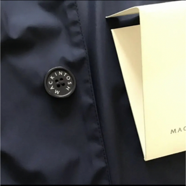 MACKINTOSH(マッキントッシュ)のMachintoshマッキントッシュステンカラーコート　ネイビーナイロンコート メンズのジャケット/アウター(ステンカラーコート)の商品写真