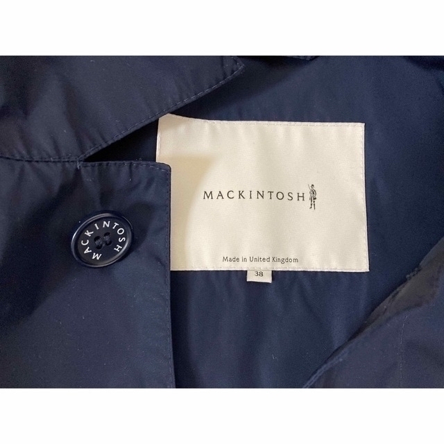 MACKINTOSH(マッキントッシュ)のMachintoshマッキントッシュステンカラーコート　ネイビーナイロンコート メンズのジャケット/アウター(ステンカラーコート)の商品写真