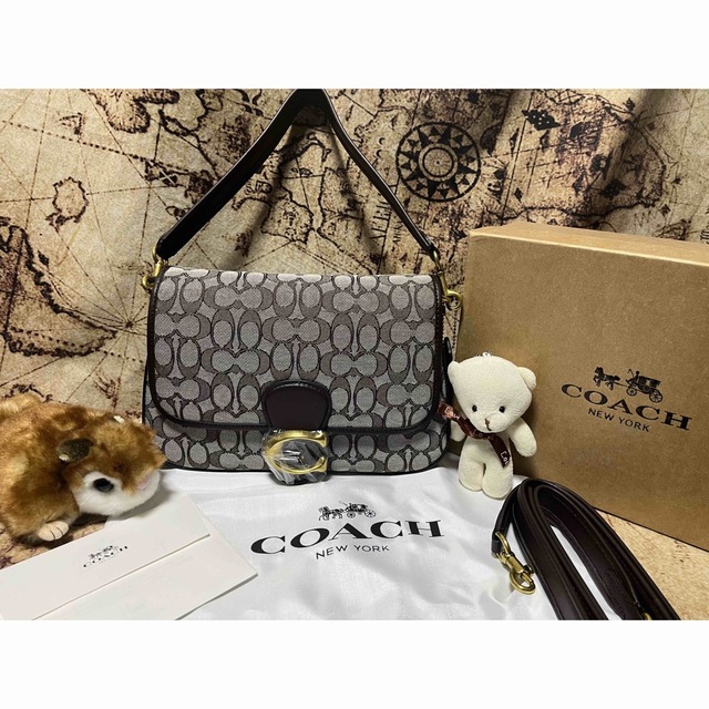 値下げ☆新品未使用☆COACH レザーバッグ レクシー サッチェル f18829