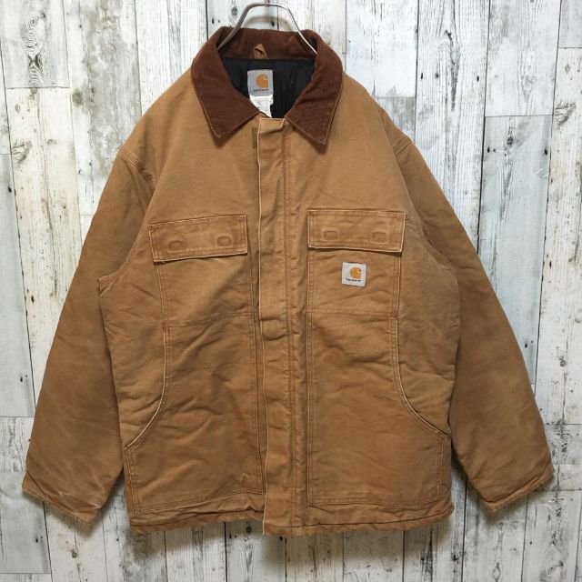 レア メキシコ製○カーハート ダックジャケット グリーン メンズ2XL