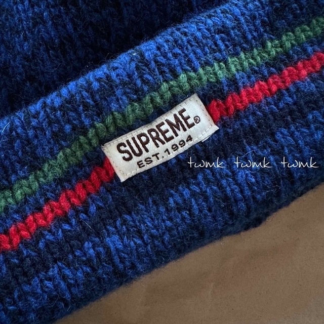 Supreme(シュプリーム)の【Supreme】Ragg Wool Beanie 2012 FW / 未使用 メンズの帽子(ニット帽/ビーニー)の商品写真