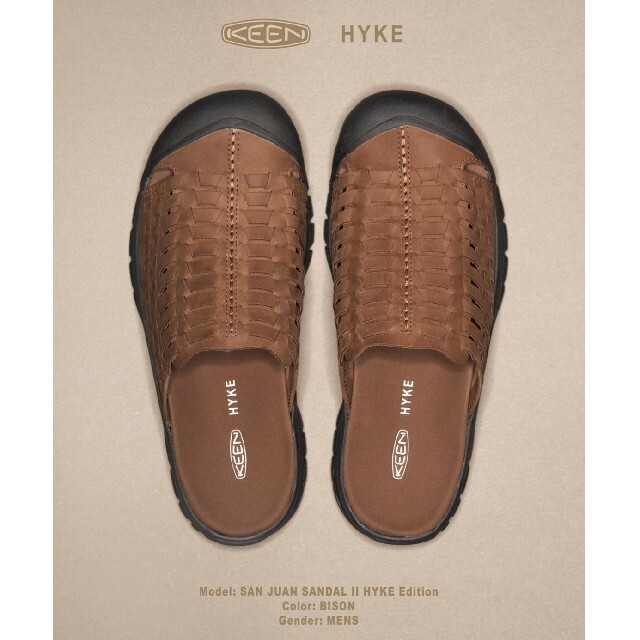 HYKE(ハイク)のSAN JUAN SANDAL II HYKE Edition (Mens)26 メンズの靴/シューズ(サンダル)の商品写真