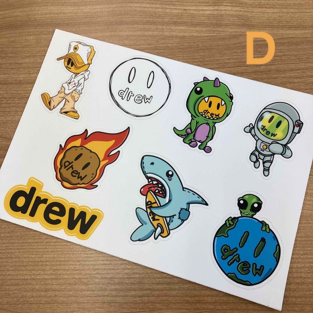 drew house(ドリューハウス)のdrewhouse cosmo sticker sheet メンズのファッション小物(その他)の商品写真