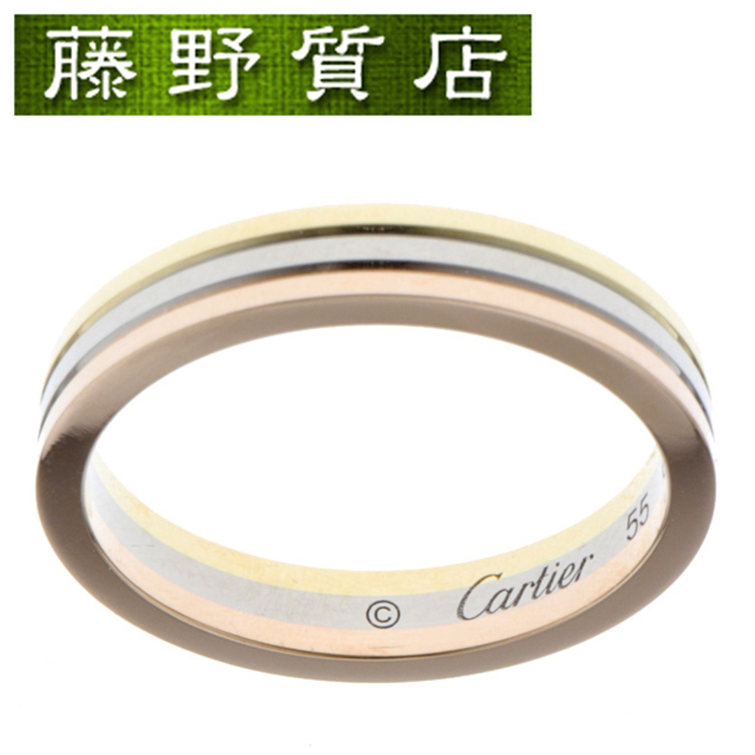 最も （美品）カルティエ Cartier CARTIER 8949 保証書 2022年 B4052200 PG × YG × WG K18 ＃55  指輪 リング ヴァンドーム ルイカルティエ リング(指輪)
