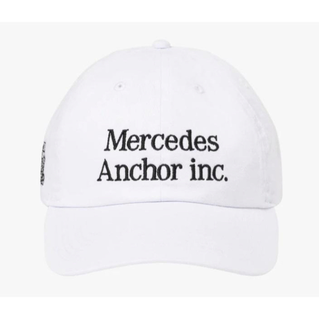 1LDK SELECT(ワンエルディーケーセレクト)のMersedes Anchor Inc.   CAP  WHITE  新品 メンズの帽子(キャップ)の商品写真