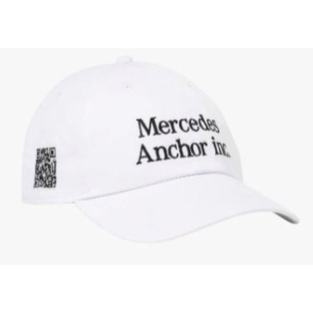 1LDK SELECT(ワンエルディーケーセレクト)のMersedes Anchor Inc.   CAP  WHITE  新品 メンズの帽子(キャップ)の商品写真