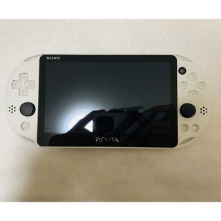 プレイステーションヴィータ(PlayStation Vita)のPSVita PCH-2000 ZA22 本体 グレイシャーホワイト 動作良好(家庭用ゲーム機本体)