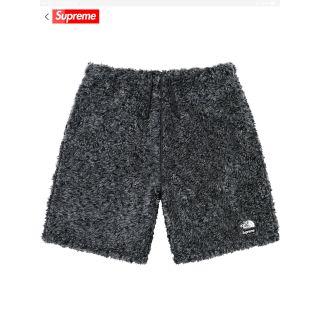 シュプリーム(Supreme)のシュプリーム ザ ノース フェイス ハイ パイル フリース ショート  ブラック(ショートパンツ)