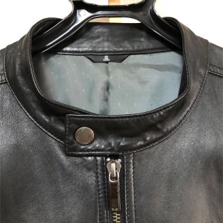 ランバンコレクション(LANVIN COLLECTION)の【良品】LANVIN COLLECTION ランバン シープレザージャケット(レザージャケット)