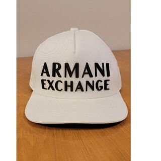 アルマーニエクスチェンジ(ARMANI EXCHANGE)のARMANI　EXCHANGE　 キャップ　白(キャップ)