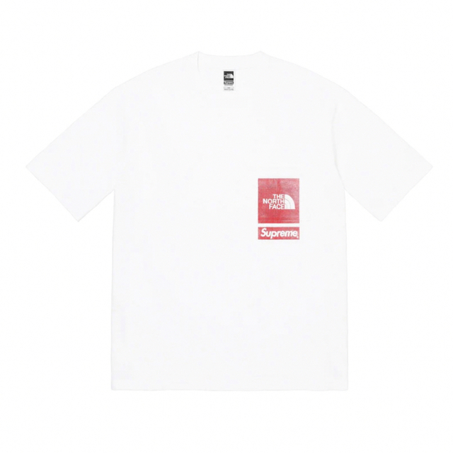 トップスSupreme North Face Printed Pocket Tee L