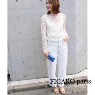 イエナ(IENA)の【FIGARO paris/フィガロパリ】ブラッファーレースブラウス イエナ(シャツ/ブラウス(長袖/七分))