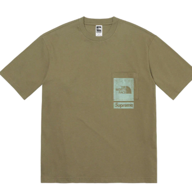 【XL】supreme TNF Printed Pocket Tee