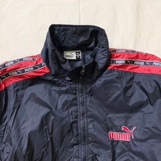 PUMA - PUMA(GER)ビンテージパデッドジャケット ブラック×レッドの通販