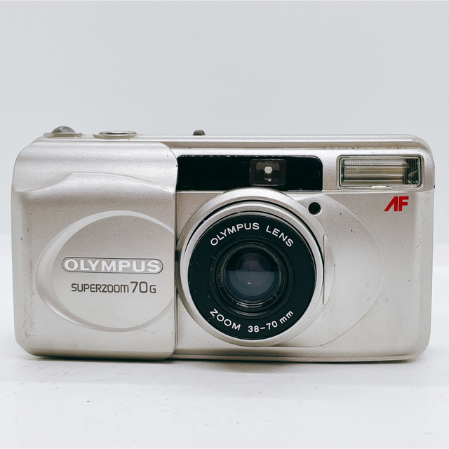 OLYMPUS(オリンパス)の【完動品】Olympus SUPERZOOM 70Gフィルムカメラ コンパクト スマホ/家電/カメラのカメラ(フィルムカメラ)の商品写真