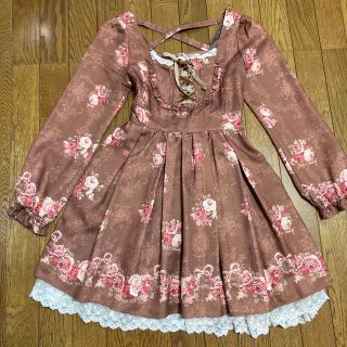 リズリサ 花柄カシュクールワンピース