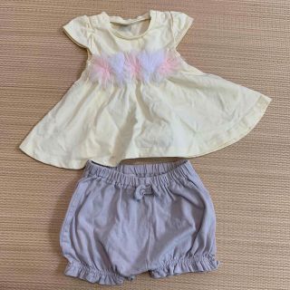 プティマイン(petit main)の女児服　上下セット　70(その他)