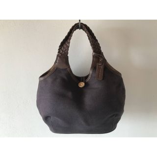 マザーハウス(MOTHERHOUSE)の極美品◎MOTHERHOUSE マザーハウス ジュート×レザーショルダーバッグ(ハンドバッグ)