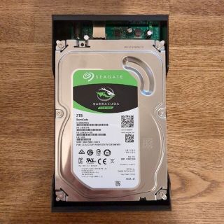 HDD 2TB & 3.5インチ クレイドル(PCパーツ)