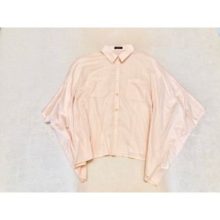 エモダ(EMODA)の【美品★EMODA】ピンクコットンボリュームシャツ(シャツ/ブラウス(長袖/七分))