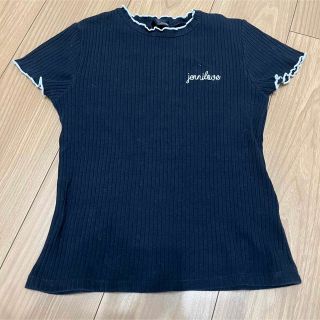 ジェニィ(JENNI)の【美品】JENNIlove ジェニィ　140 メロウトップス　ブラック　黒(Tシャツ/カットソー)