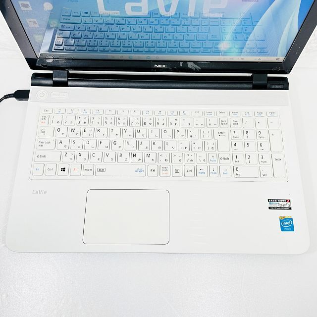NEC - 限定1台!✨WEBカメラ✨薄型✨可愛いホワイト✨設定済ノート