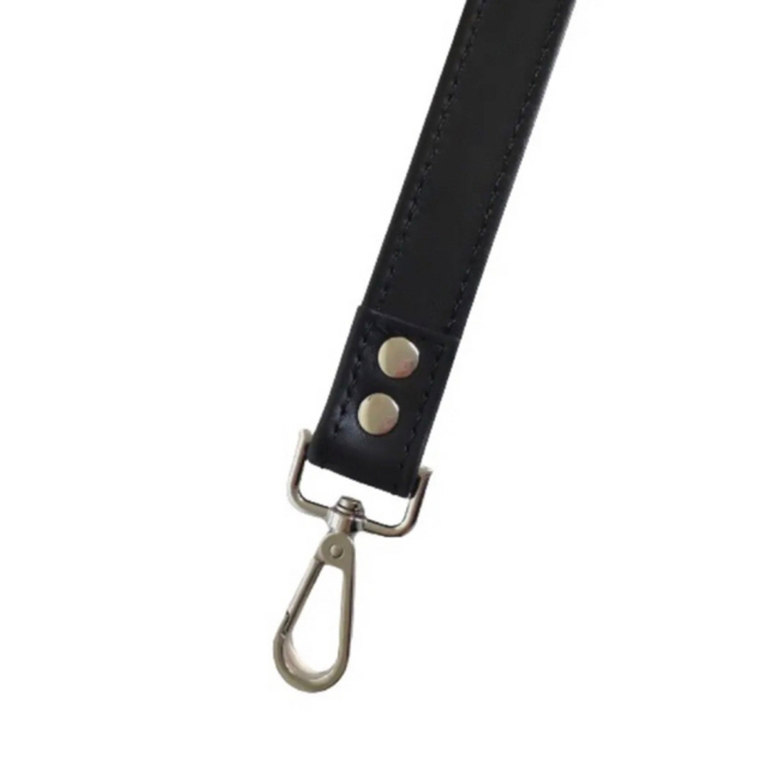 ショルダーストラップ、黒、幅約2.5cm、斜め掛け鞄ベルト、レザー、本革