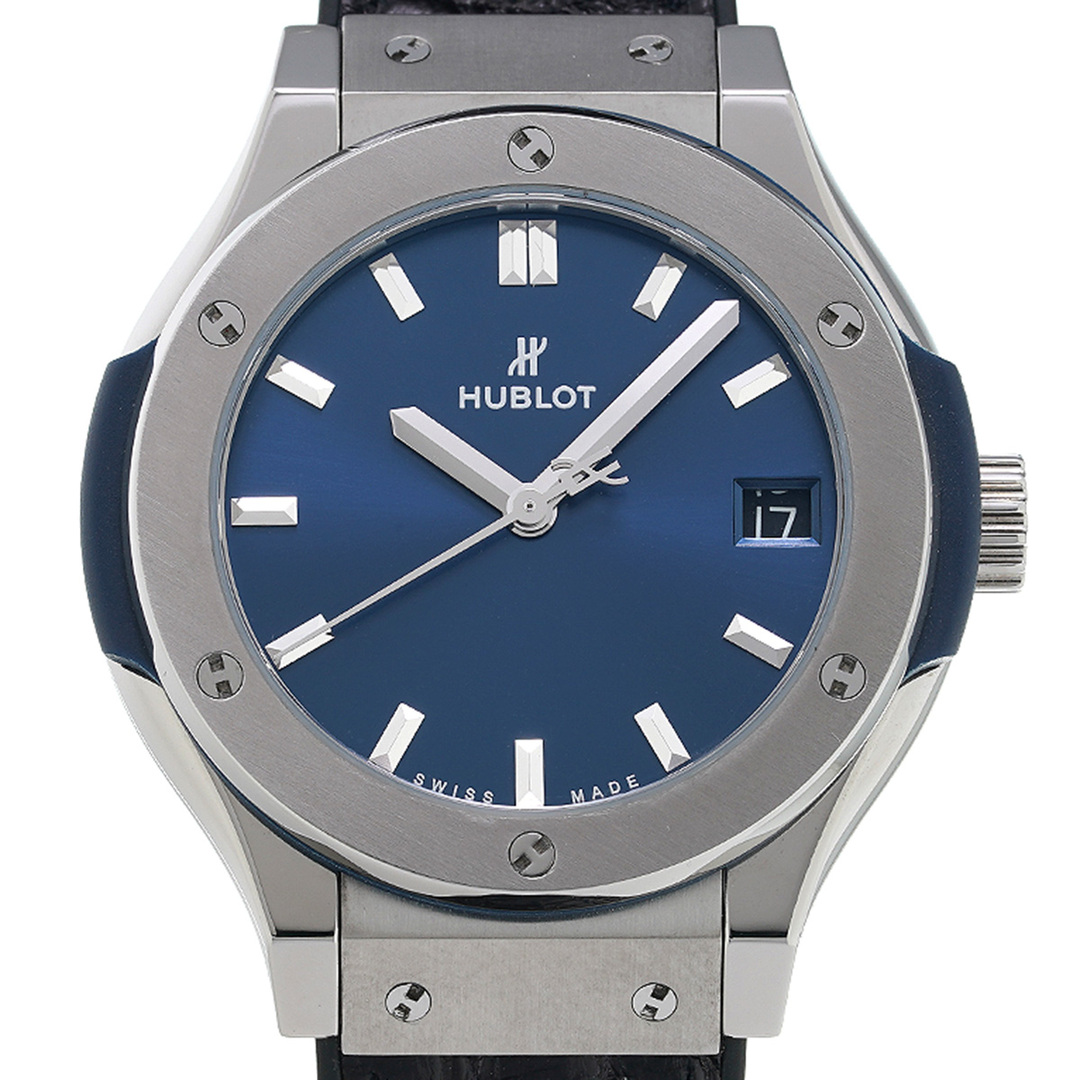 ウブロ HUBLOT 581.NX.7170.LR ブルー レディース 腕時計