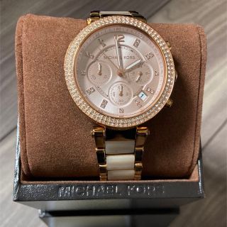 マイケルコース(Michael Kors)のマイケルコース　クロノグラフ　レディース　時計　(腕時計)