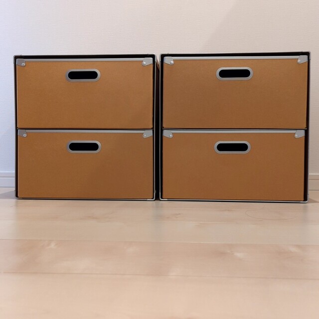 MUJI (無印良品) - 無印良品 パルプボード 引き出し式2段の通販 MUJI (無印良品) - 無印良品 パルプボード 引き出し式2段の通販