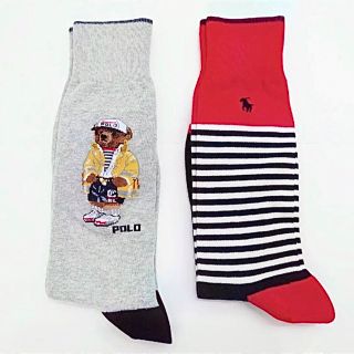 ポロラルフローレン(POLO RALPH LAUREN)のPOLO RALPH LAUREN   ポロラルフローレン　ソックス 2足組(ソックス)