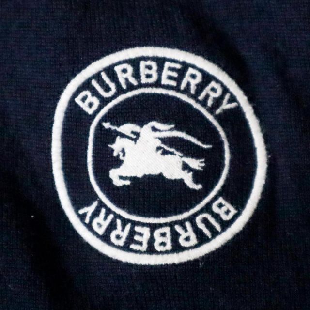 BURBERRY(バーバリー)のバーバリー BURBERRY  長袖ポロシャツ 刺繍ロゴ ウール イングランド メンズのトップス(ポロシャツ)の商品写真