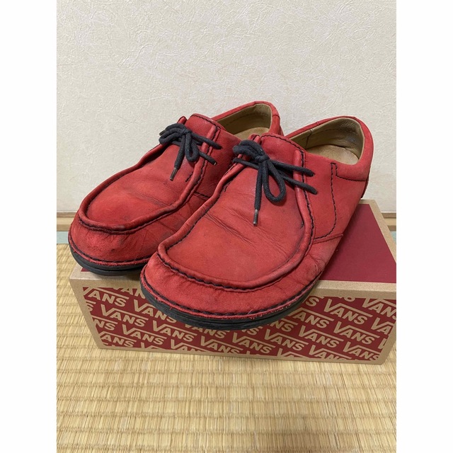 BIRKENSTOCK(ビルケンシュトック)のFOOTPRINTS レザーシューズ 赤サイズ:43(28) メンズの靴/シューズ(ドレス/ビジネス)の商品写真