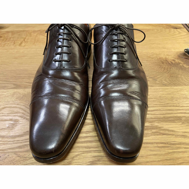 Santoni（サントーニ）ストレートチップ  9.5　灰茶（グレーブラウン）