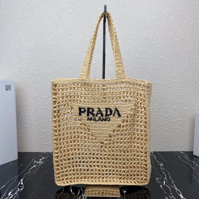 PRADA - プラダ　PRADA ラフィアトートバッグ