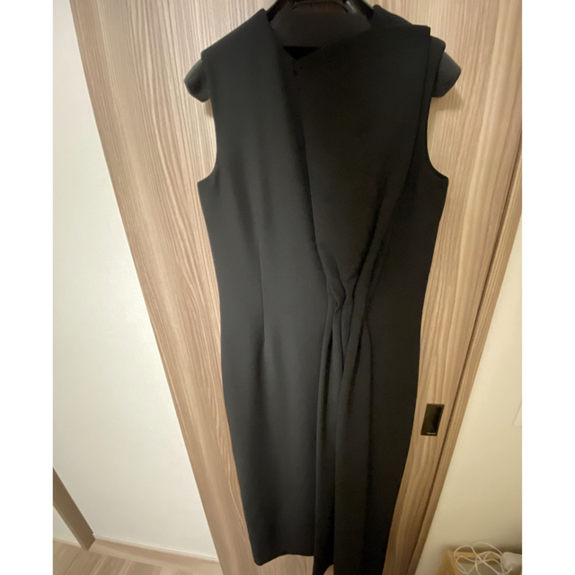 美品 AMERI DRAPE RIBBON I LINE DRESS