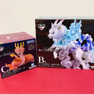 バンダイ(BANDAI)の一番くじ ワンピース EX 挑め！百花繚乱鬼ヶ島 B賞 C賞(キャラクターグッズ)